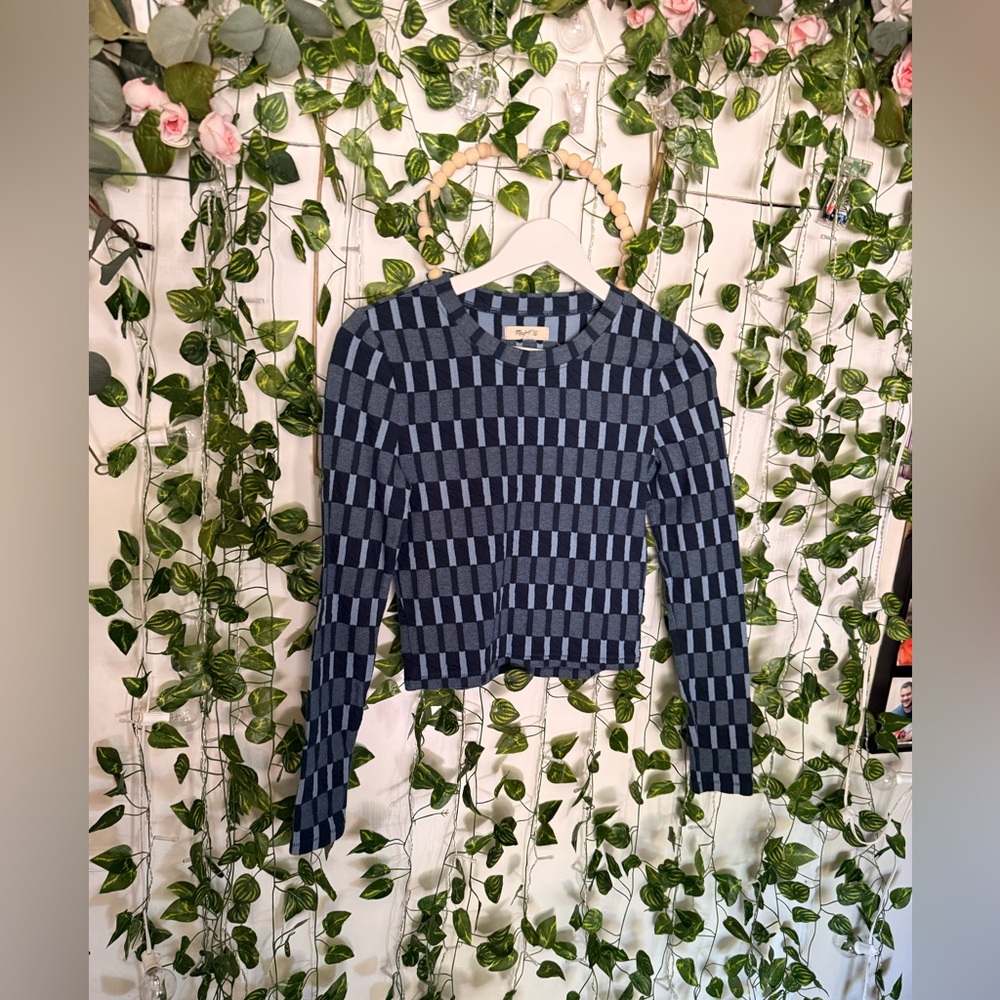Madewell Fine Rib Long Sleeve Supercrop Long Sleeve